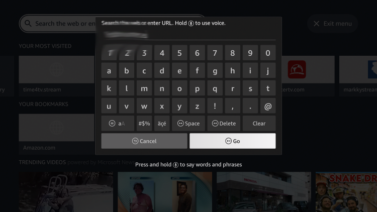 Wait a few seconds for the Silk Browser to install then click Open.