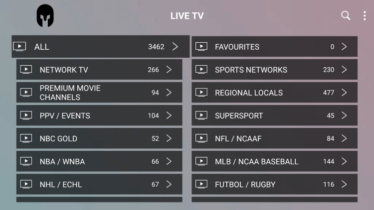 Gladiator Hosting IPTV provides over 3,000 live channels starting at $10.00/month with their standard plan.