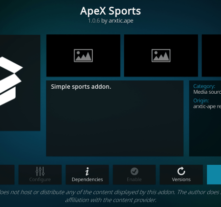 Installing Apex Sports Kodi Addon for Live Sports on Firestick