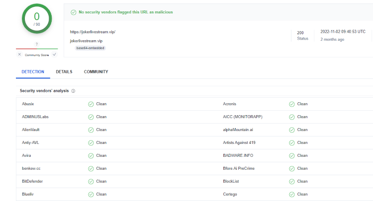 Is JokerLiveStream Safe?