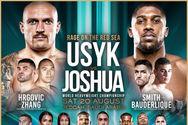 Stream Anthony Joshua vs Oleksandr Usyk - Details