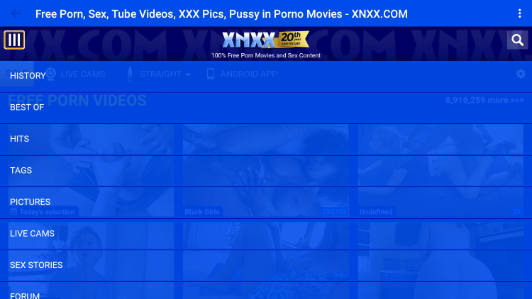 That's it! You have successfully installed XNXX app on your Firestick.