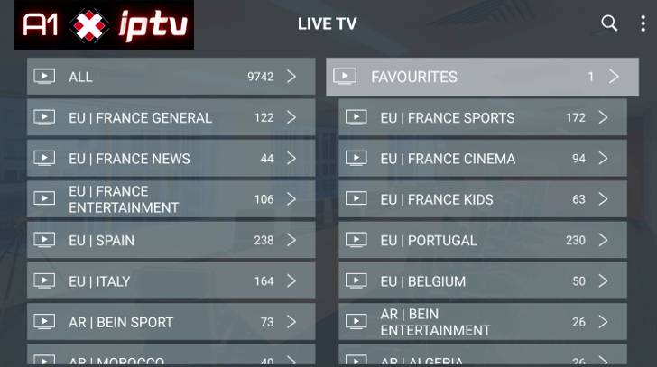 a1 iptv channels