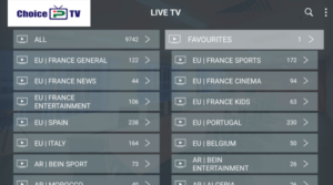 choice iptv epg