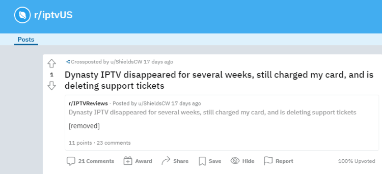 dynasty reddit thread