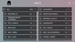 gladiator hosting iptv channels