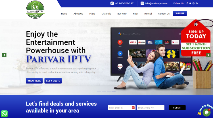 indian iptv website