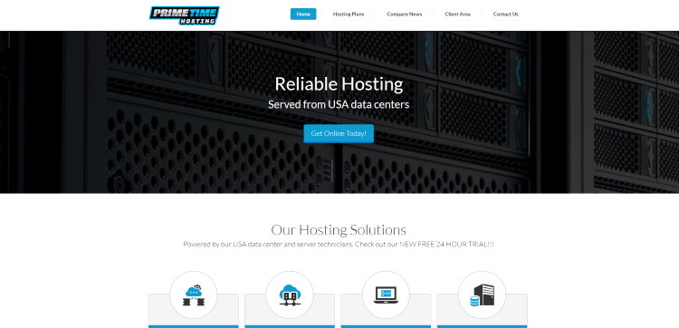 Prior to using the Primetime Hosting IPTV service, you will need to register for an account on their official website.