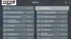 rebel streams channels