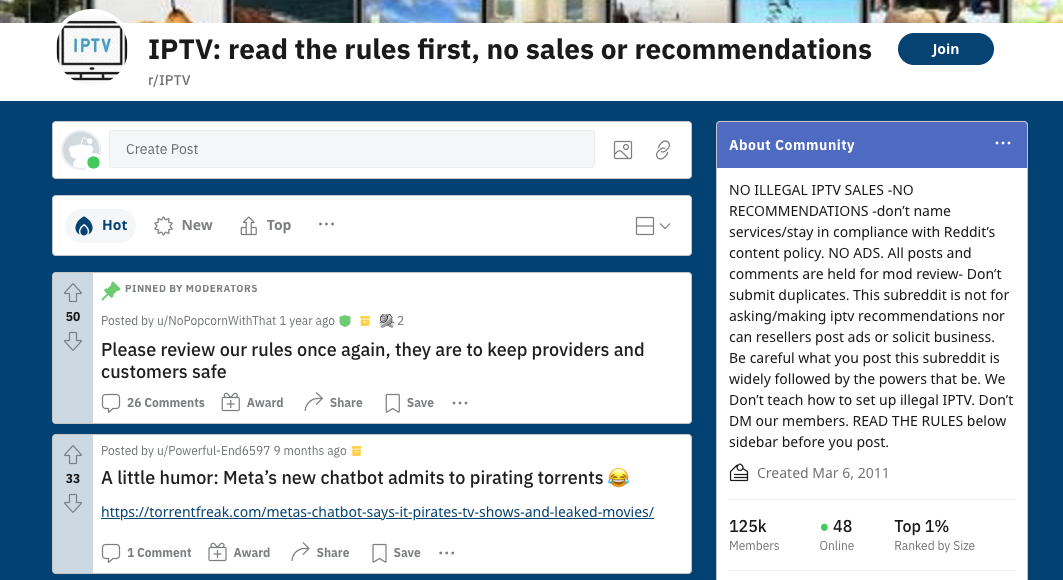 reddit iptv thread
