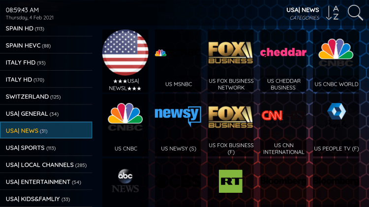 SupremeTV IPTV provides over 15,000 live channels starting at under $18/month with their standard plan.