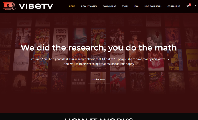 vibe tv website